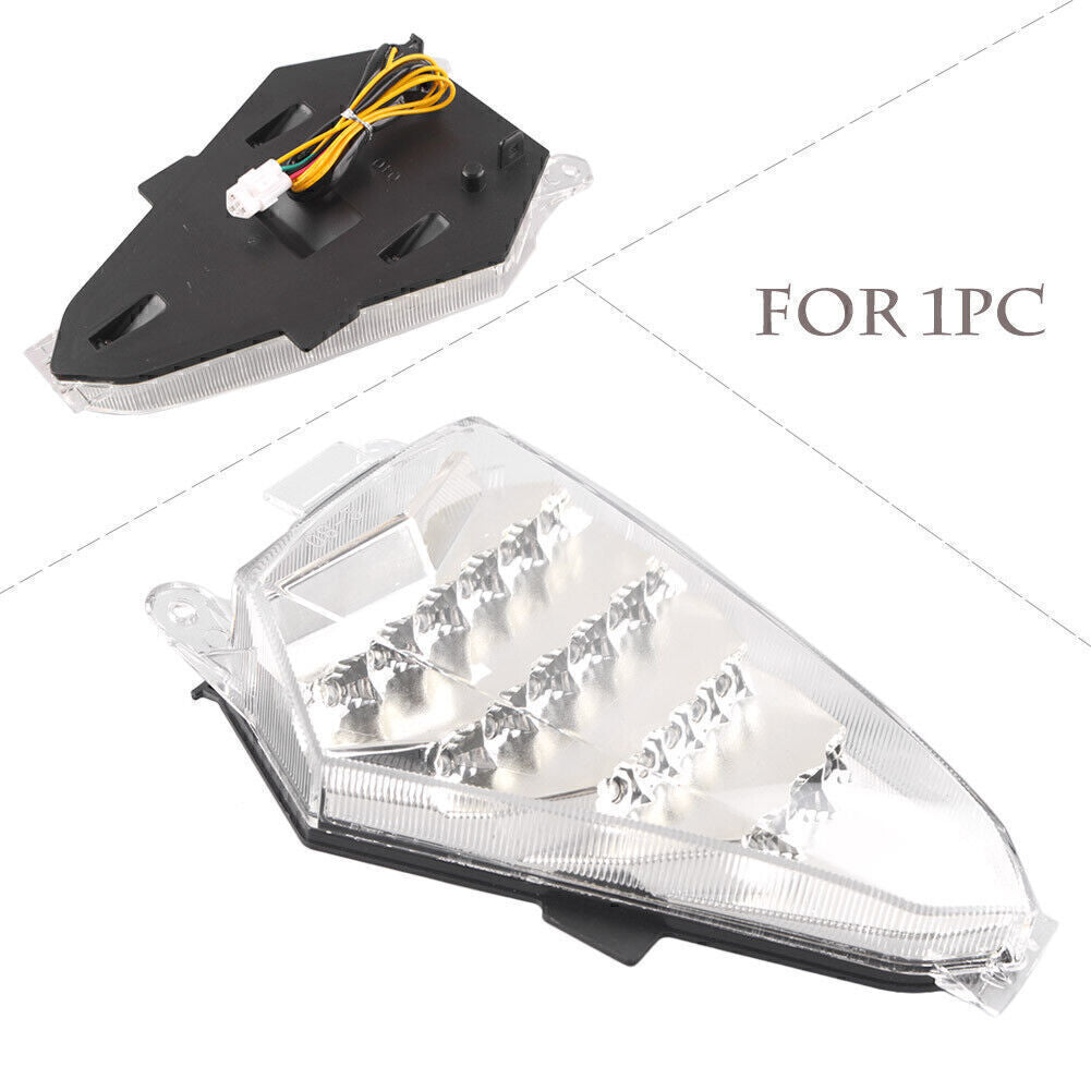 Brake Turn Signals LED Stop Tail light for Yamaha YZF R6 2008 2009 2010-13 Clear