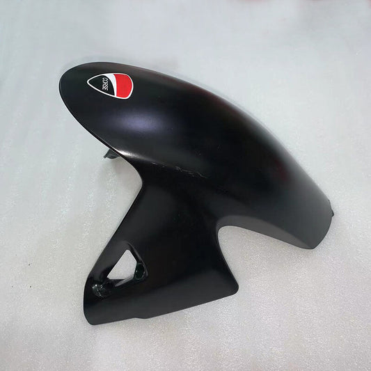 for Ducati V4 V4S V2 2018 - 2023, black front tire fenders and fender fairings.