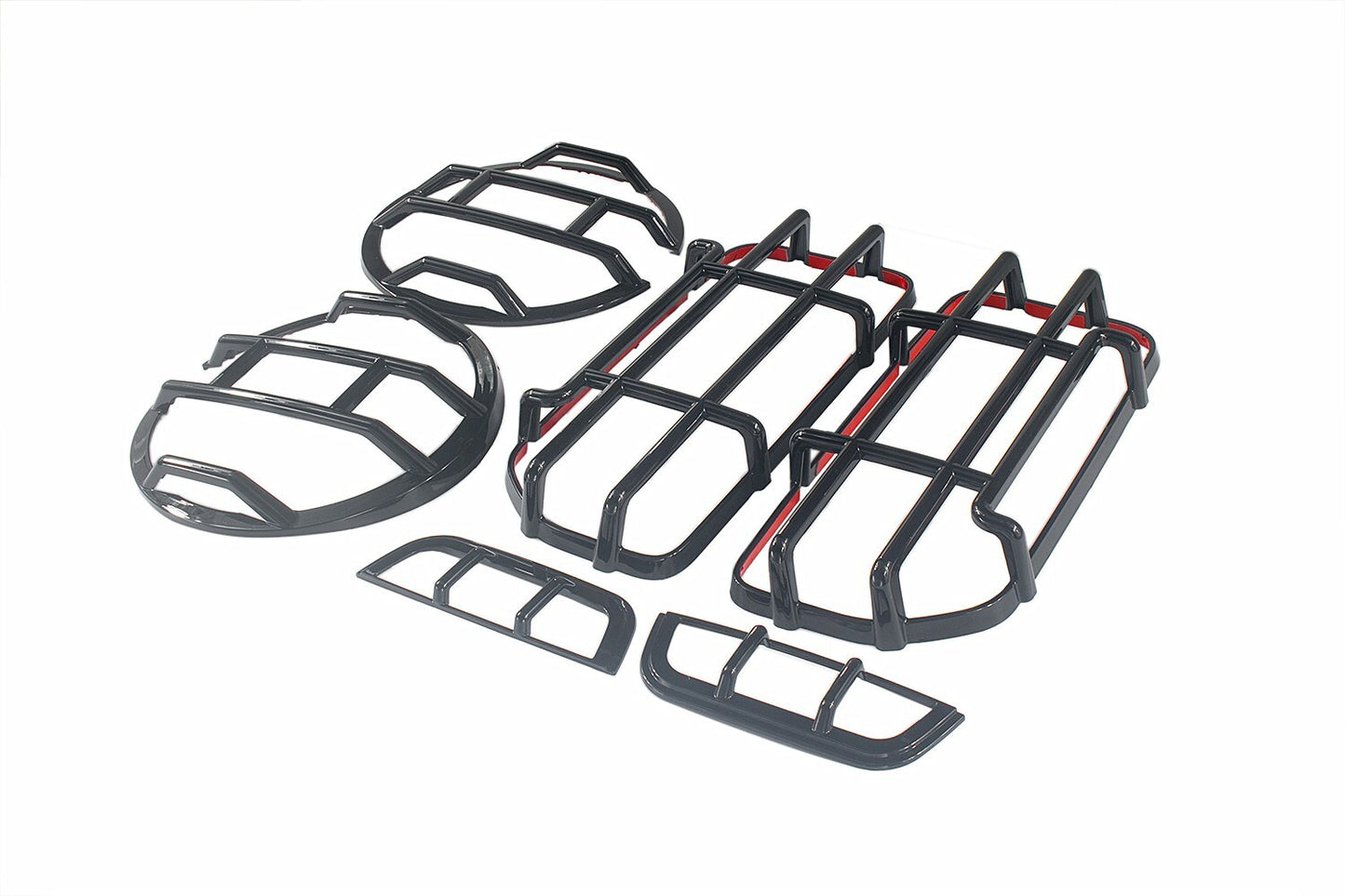 6-PACK Trim  for ford  Bronco 21+ Headlight Turn Lights Tail Light Protector Guard