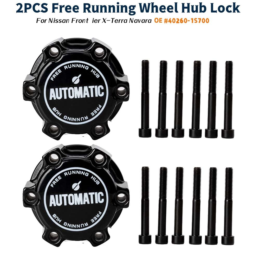 2x Running Wheel Hub Lock 28 Splines for Nissan Frontier X-Terra Navara D22 Q