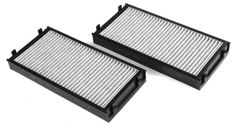 One cabin air filter set suitable for E70 07-12, X5, E71, X6 2008-2012. (643945586) n