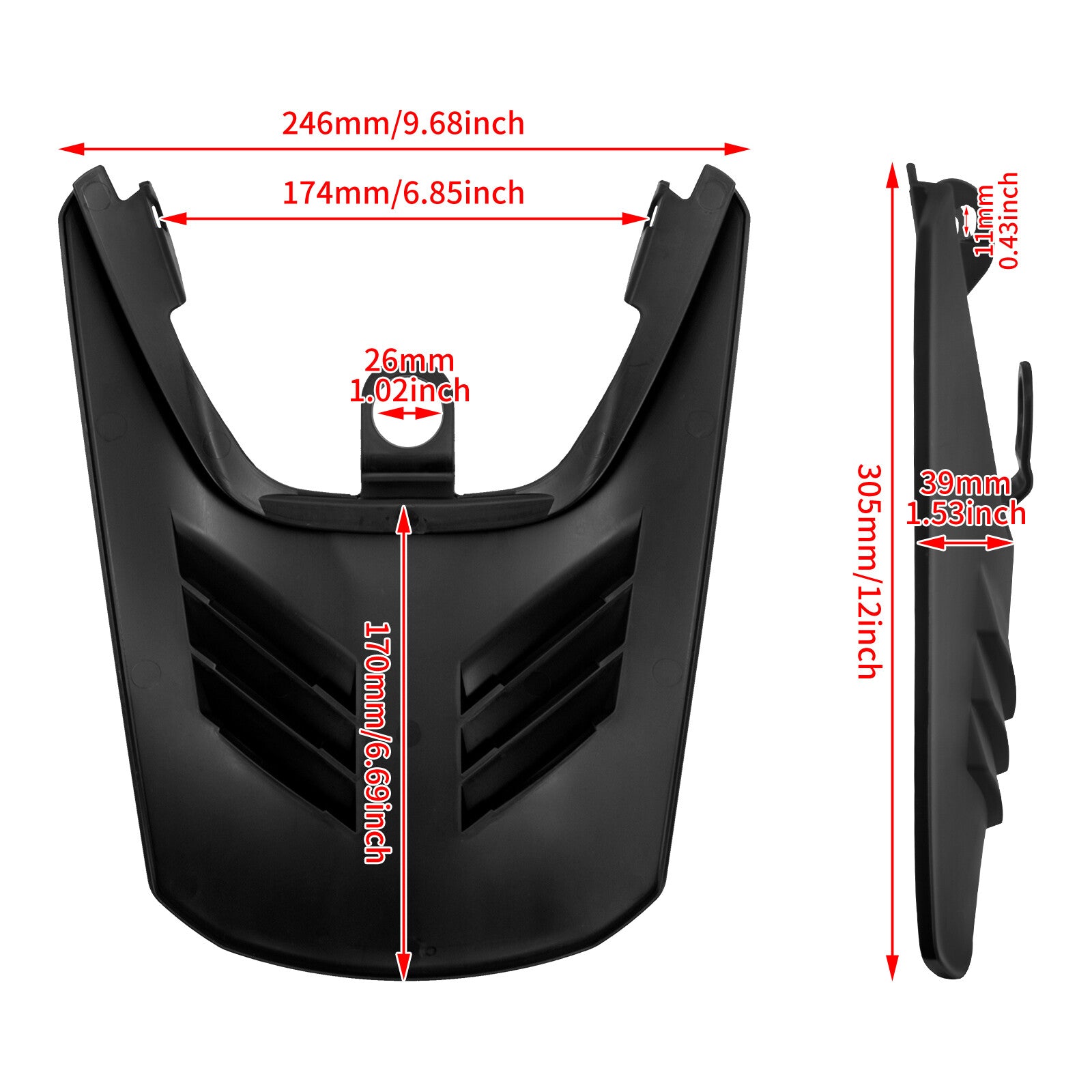 Motor Rear Fender Extension Extender Fit for Harley Sportster S 1250 2021-2023