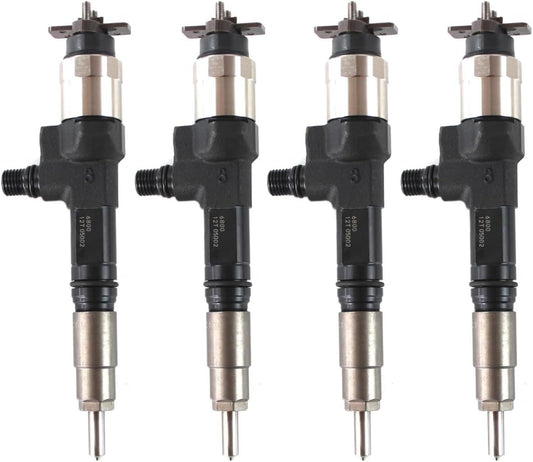 4pcs 095000-6800 1J574-53050 1J574-53051 Fuel Injector fits Kubota V3800 V3800DI