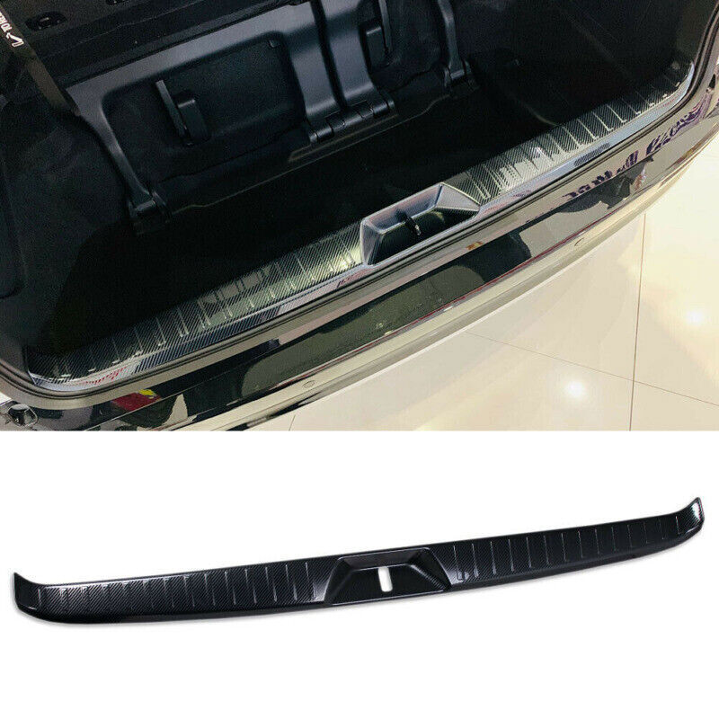 For 21-23 for Sienna Rear Inside Bumper Sill Plate Guard Trim Black Steel B n