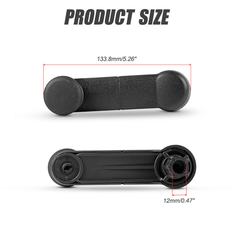 Inside Manual Window Crank Handles Set for Ford F150 F250 F350 F37Z1023342A