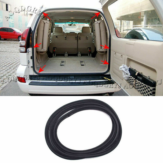 for Toyota Prado FJ/LC120 2003-09 Black Rubber Rear Trunk Tailgate Seal Strip 1x