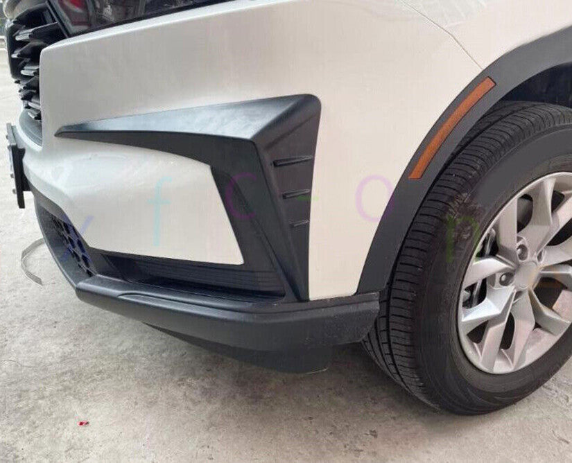 for Honda CR-V 2023-2024 Carbon Fiber Front Bumper Side Spoiler Molding Cover 2x