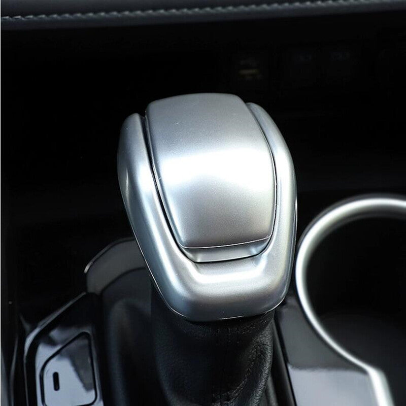 Matte silver Gear Shift Knob Cover Trim 2pcs For Grand Highlander 2024 v