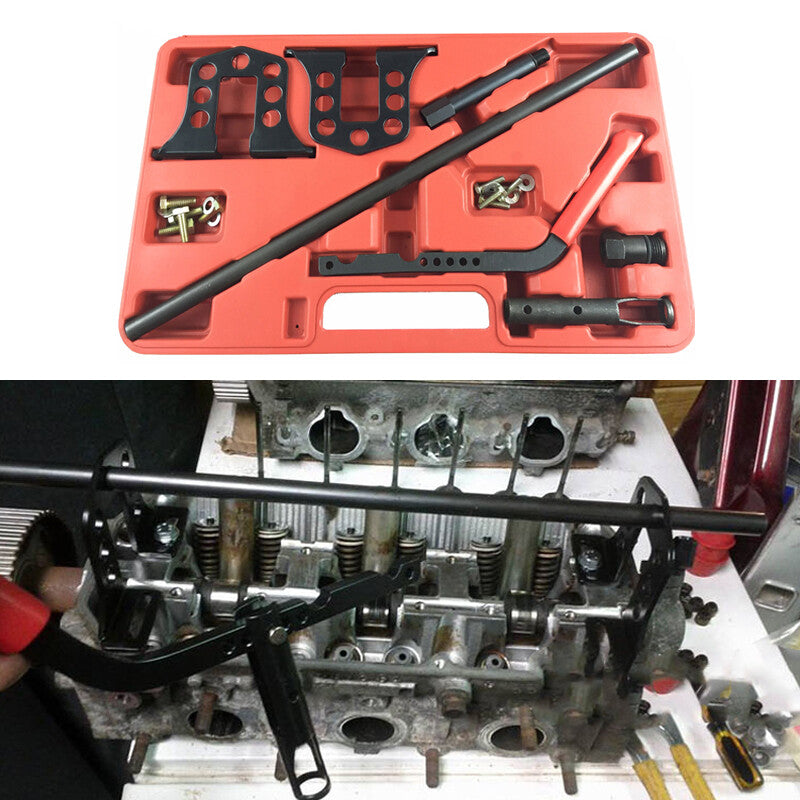 Car engine top eValve clip spring compressor kit disassembly and repair toolbox - n