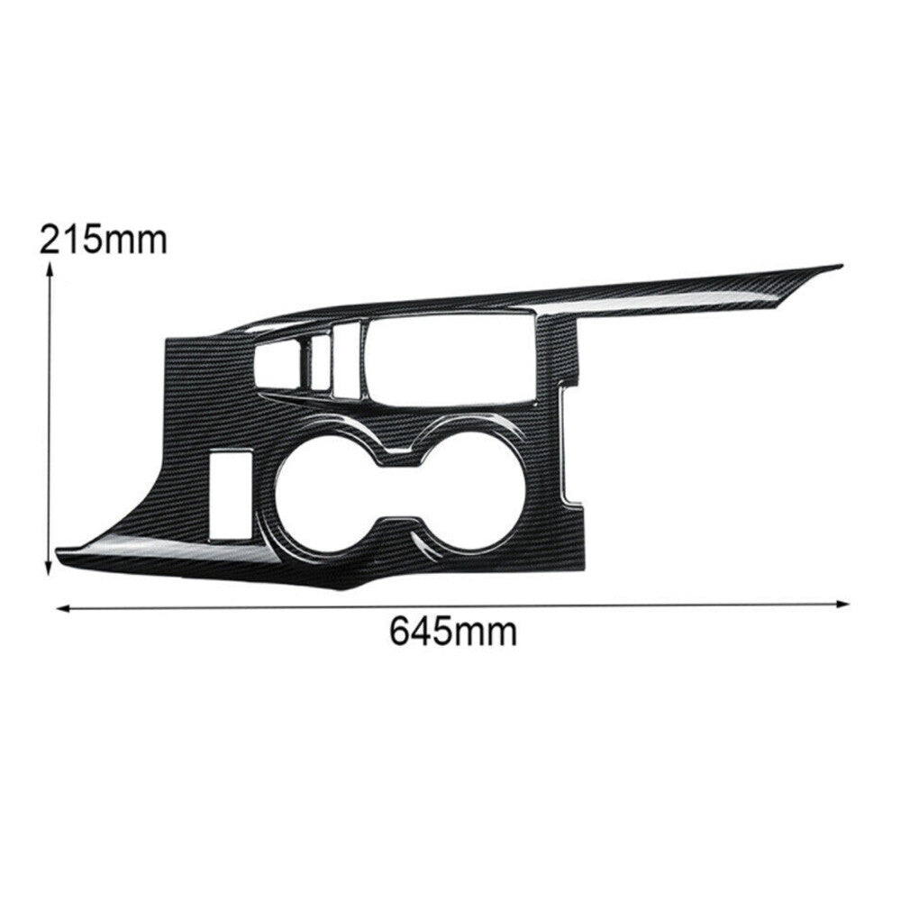 Carbon Fiber Look Inner Gear Shift Box Panel Cover Trim for Toyota for Camry 2018-24