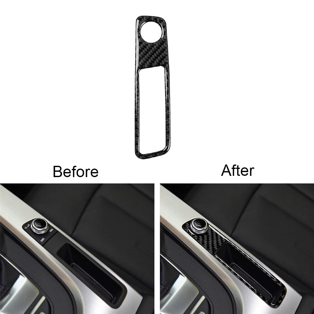Carbon Fiber Console Watercup Frame Cover Trim for Dodge Durango 2014-2020 TypeA v