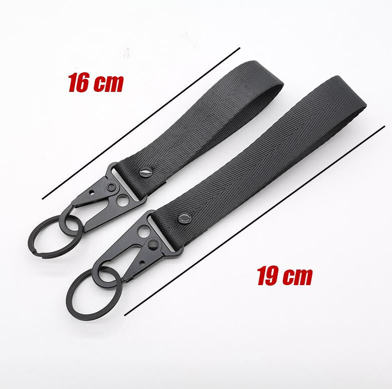 1 car key ring with lanyard, black, 19cm, for Mazda -related accessories.
