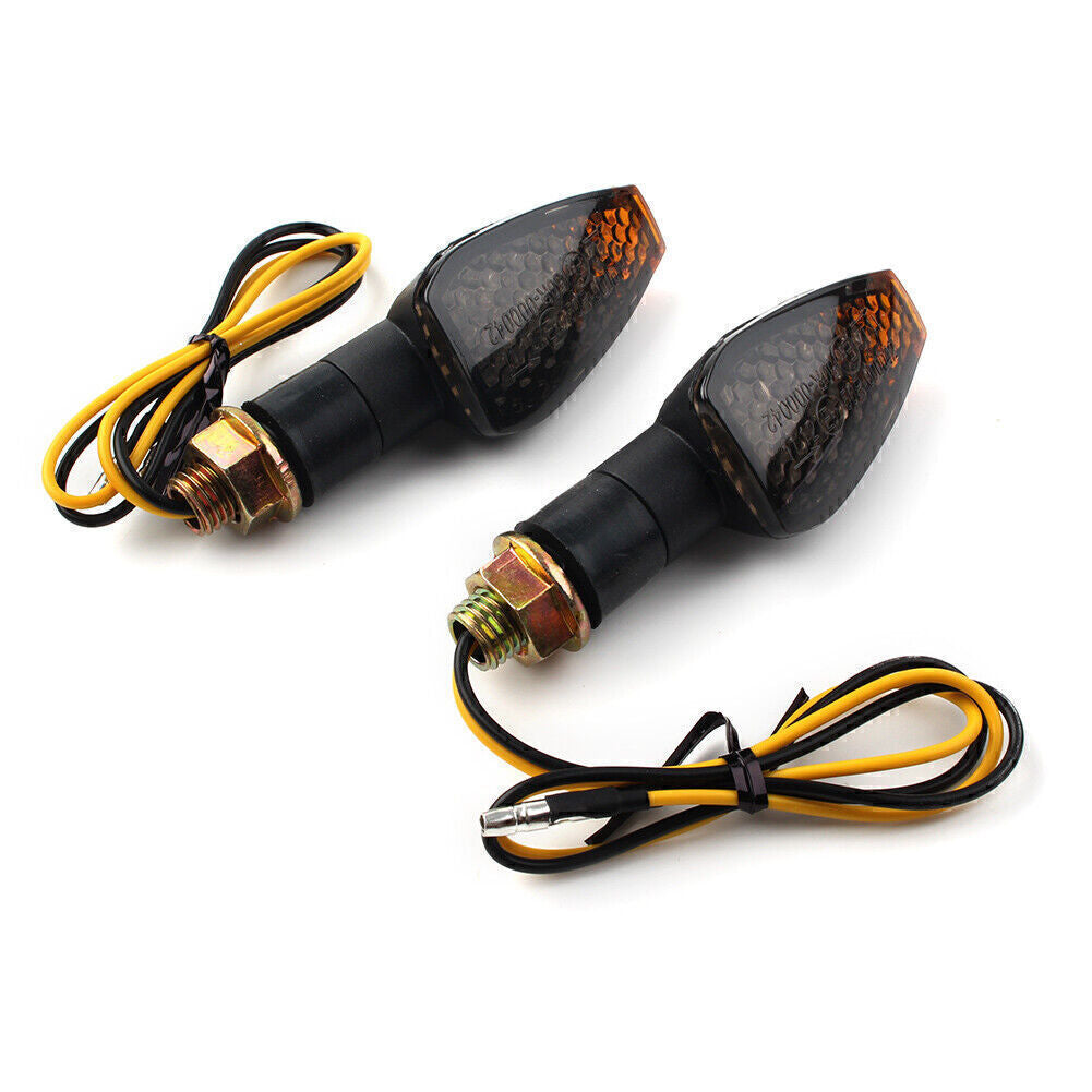 Black Universal for Mini 14 LED Motorcycle Turn Signal Light Indicators Blinker Q