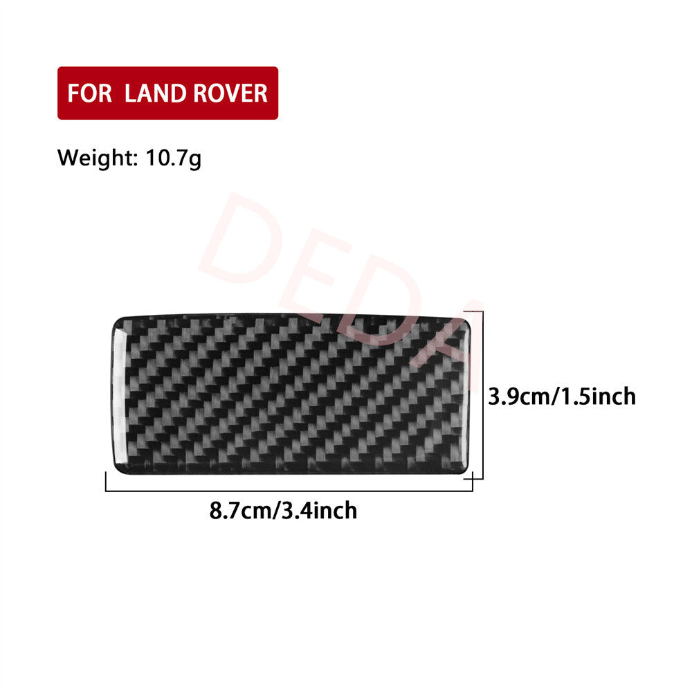Carbon Fiber Glove Box Handle Panel Cover for Land Rover Discovery Sport 2015-19