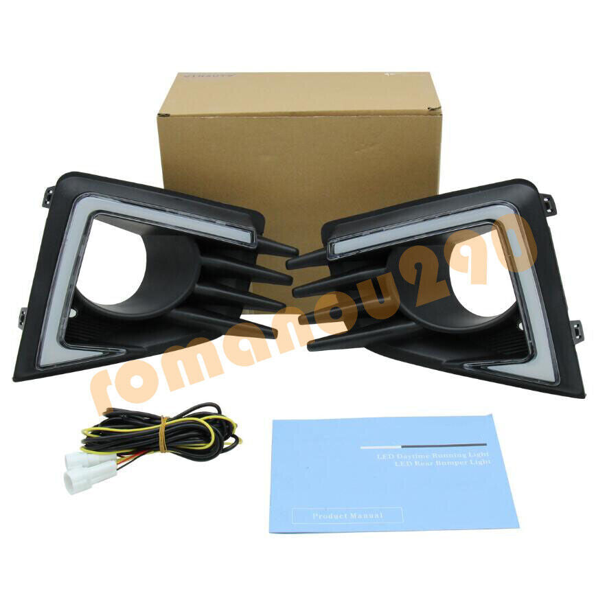 W/ Cable for Mitsubishi Mirage G4 2021-22 LED Driving Lights Turn Signal lamp