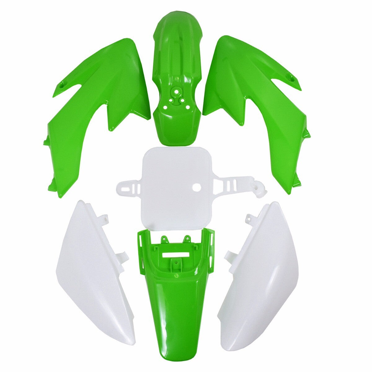 Green CRF50 Fairing Fender Plastics + for Seat for Dirt Pit Bike Atomik 110cc 125cc