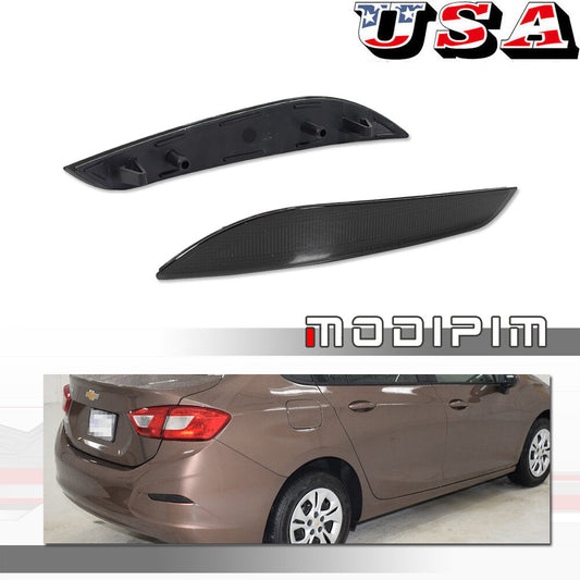 Smoked LH+RH rear bumper reflector protective case suitable for 2016-2019 for Cruze - v