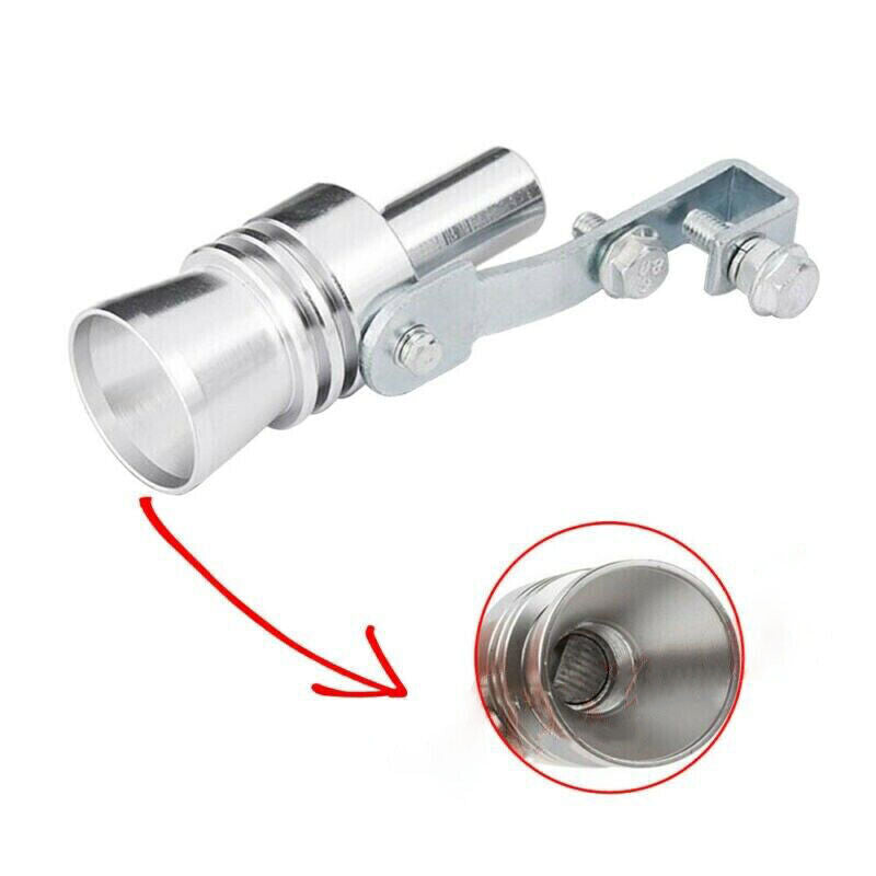 Car Auto Tail Rear Throat Pipe with Screws Exhaust Pipe Muffler Trim Q