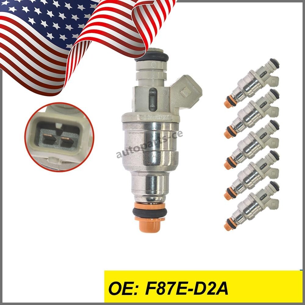 6x F87E-D2A ZZM0-13-25 Fuel Injector for Ford for Ranger for Mazda B2500 98-01 2.5L