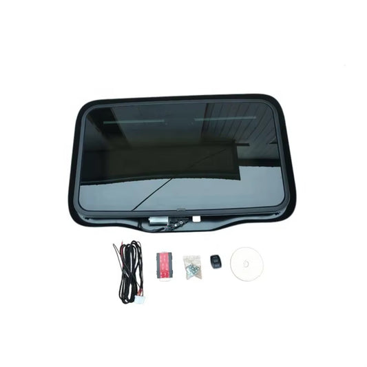 Car Sunroof Auto Parts Sliding Universal Sunroof with Motor Sunshade 465*755mm Q