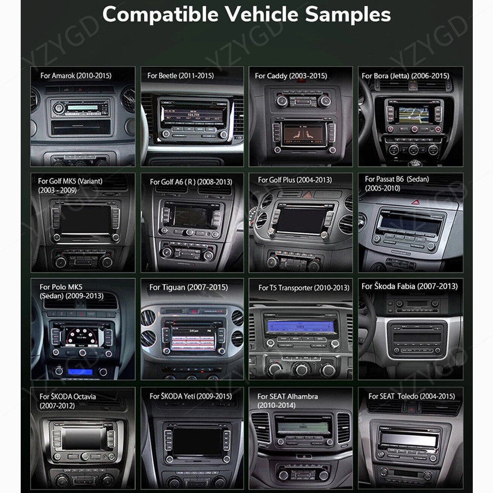 for Volkswagen Touran 2003-2014 Android Auto Car Stereo Radio Carplay GPS Screen