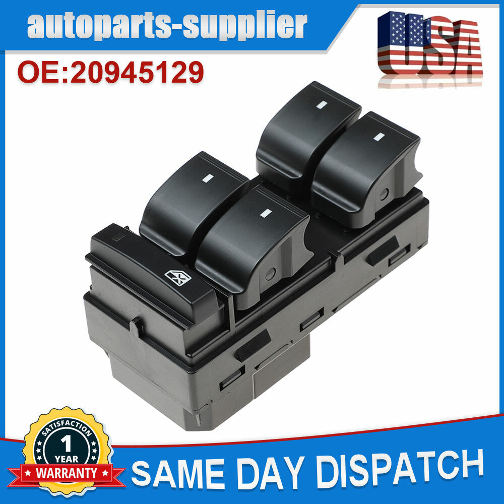 Master Power Window Switch Driver Side Applicable to 07-14 for Chevrolet Silverado for GMC for Sierra