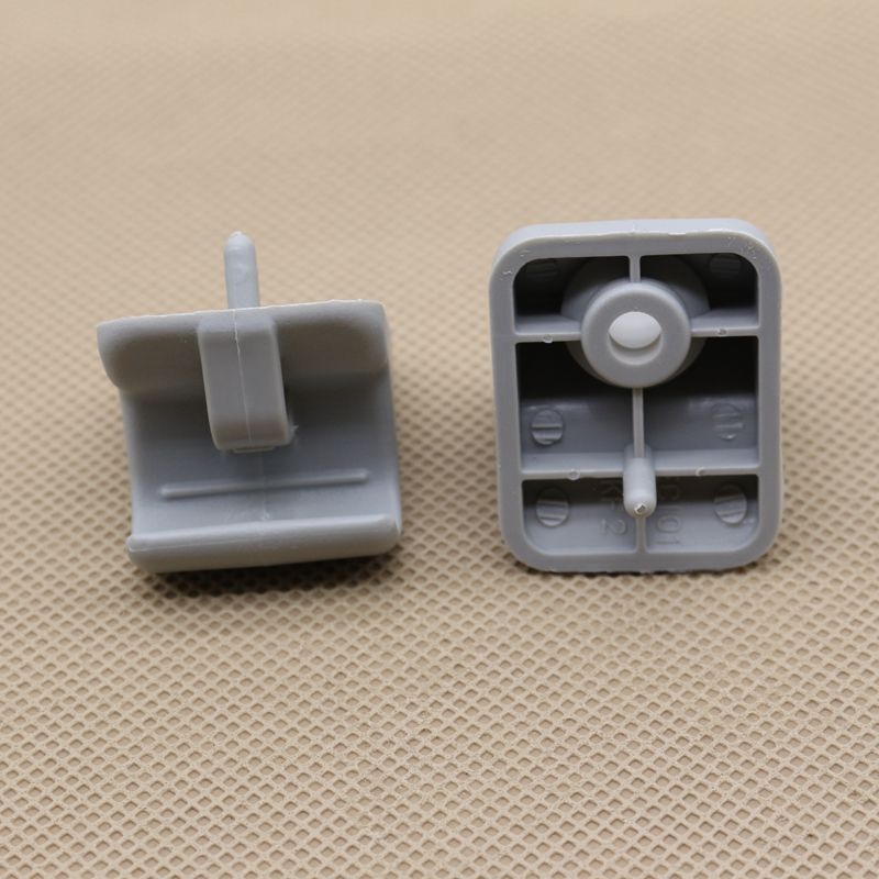 2-Pack Gray Sun Visor Clips/Hooks 8523505100OM Suitable for Hyundai I20 2008-2015