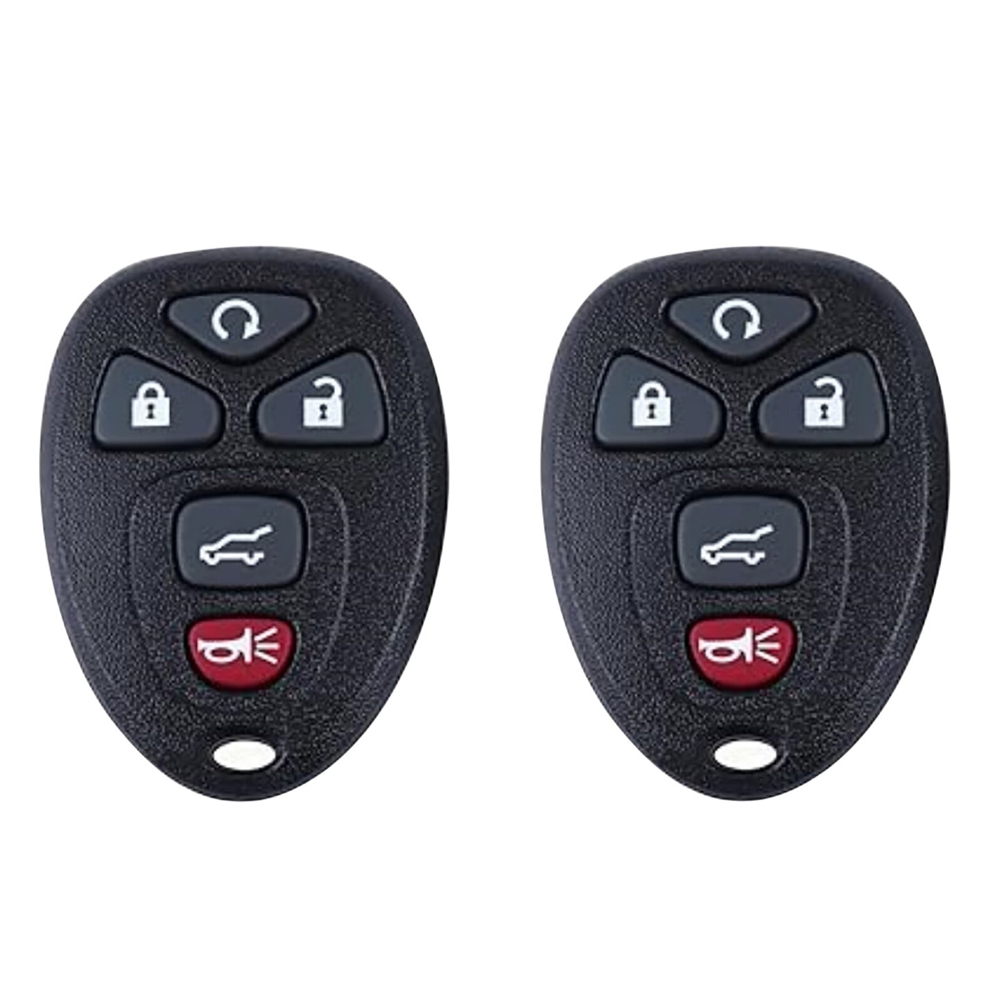 2 5-Button Keyless Entry Remote Car Key for Chevrolet for GMC for Cadillac Kit