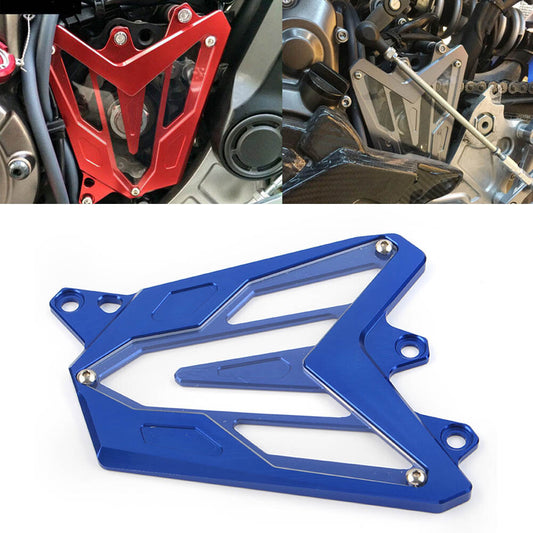Engine Sprocket Cover Chain Guard for YAMAHA MT07 2014-2023 XSR700 2015-23 Blue Q