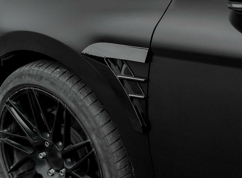 for Toyota for Camry 2018-2022 Glossy Black Exterior Front Side Fender Cover Trim 2x