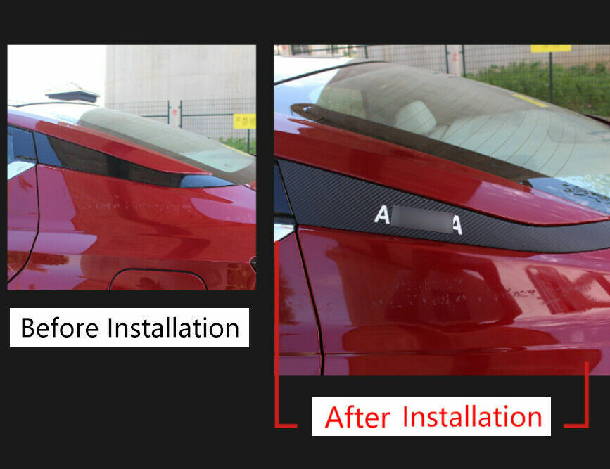 for Nissan Altima Teana 2019-2022 Carbon Fiber D-Pillar Sticker Protection Trim
