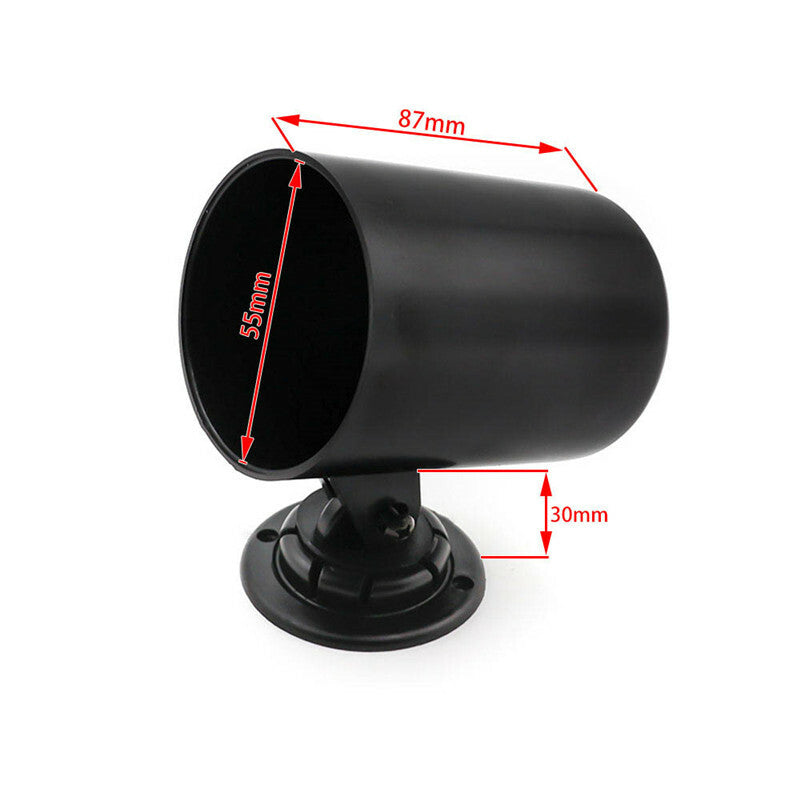 Car Dashboard Gauge Meter Cup Pod Holder Plastic Meter Pod Holder Swivel Mount