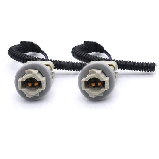 2pcs For 1990-2014  for ford  F150 T10 License Plate Tag Light Sockets Wire Harness Q
