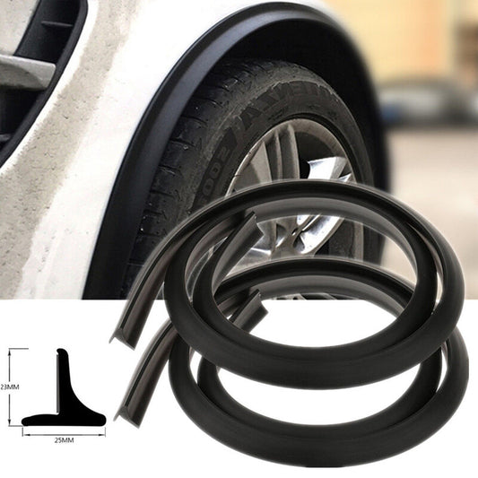 4¡Á1.5M Car Fender Flares Protector Wheel Molding Rubber Trims Stick Edge 1PC v