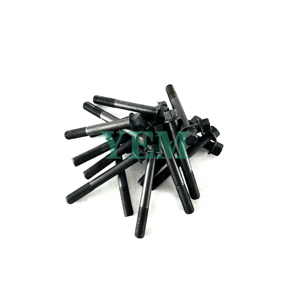 1 Set Engine Head Bolt 18pcs For Yanmar 4TNE94 Engine 4TNE94 Cylinder Head Bolt