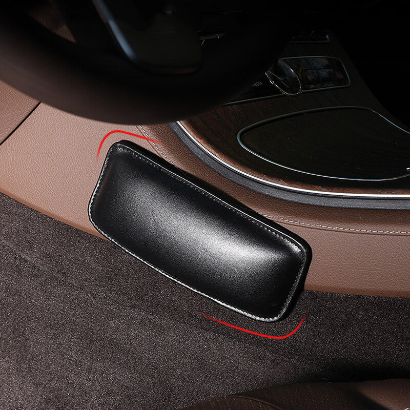 Two knee pads for car dashboard driver's side to relieve knee pain. n