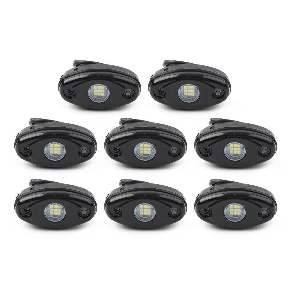 8X 9W LED Rock Light for Jeep ATV Off-Road Truck for Golf Under Body Trail Rig Lamp