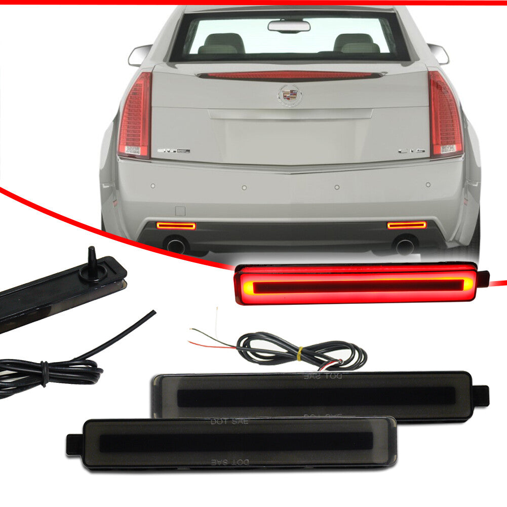Suitable for 2005-2009 Equinox/Trailblazer SS red LED smoke reflector light- v