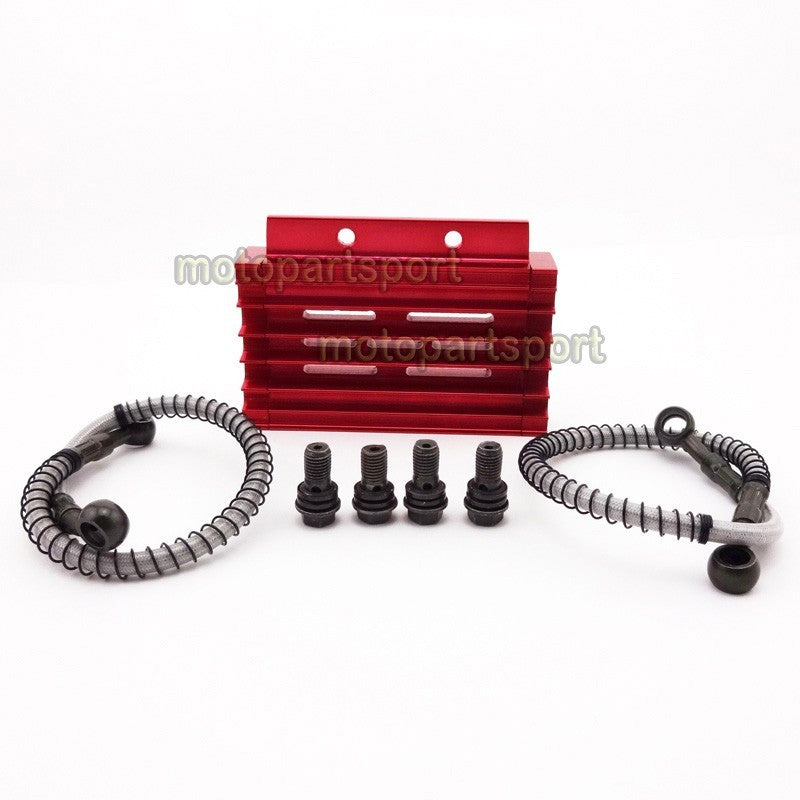 CNC Alloy Cooling Radiator Oil Cooler For 125cc 140cc YX for Lifan Zongshen Pit Bike Q