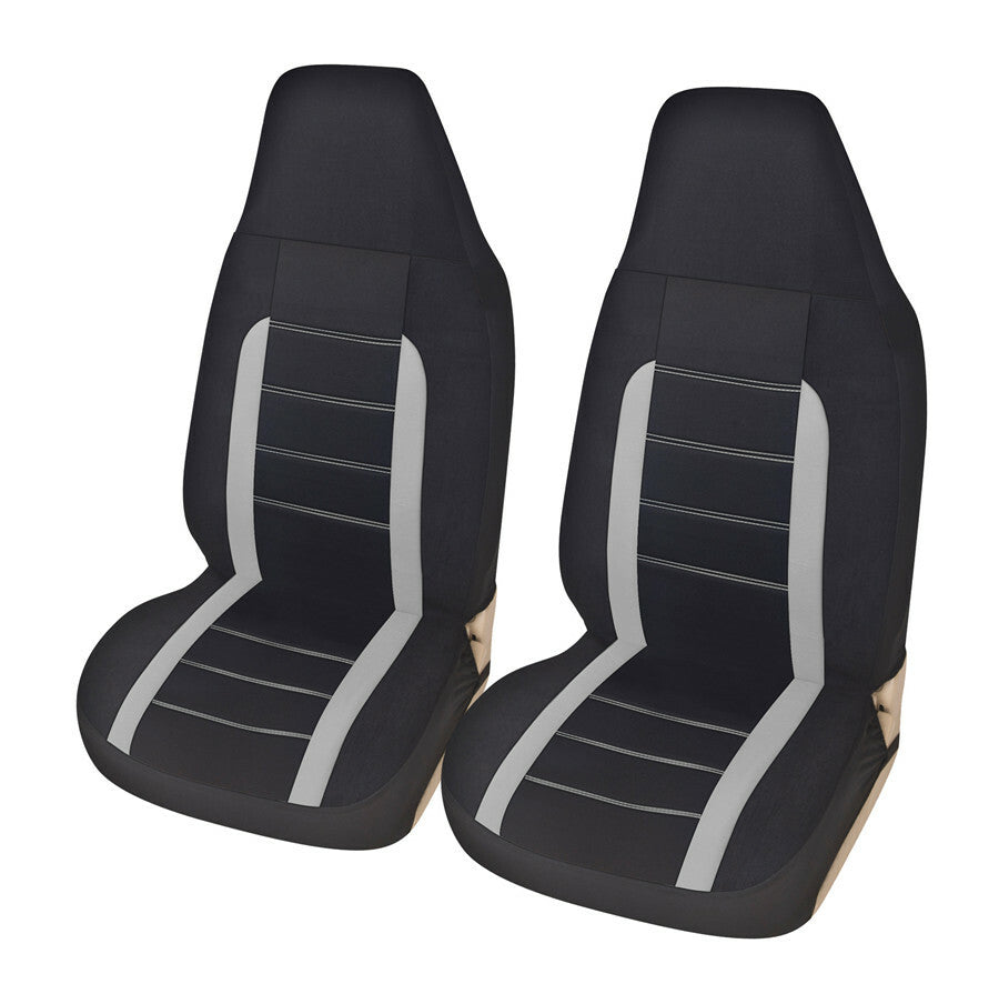 2PCS Front Car for SUV for Seat Covers Cushion Protector Gray High-back Bucket Design Q