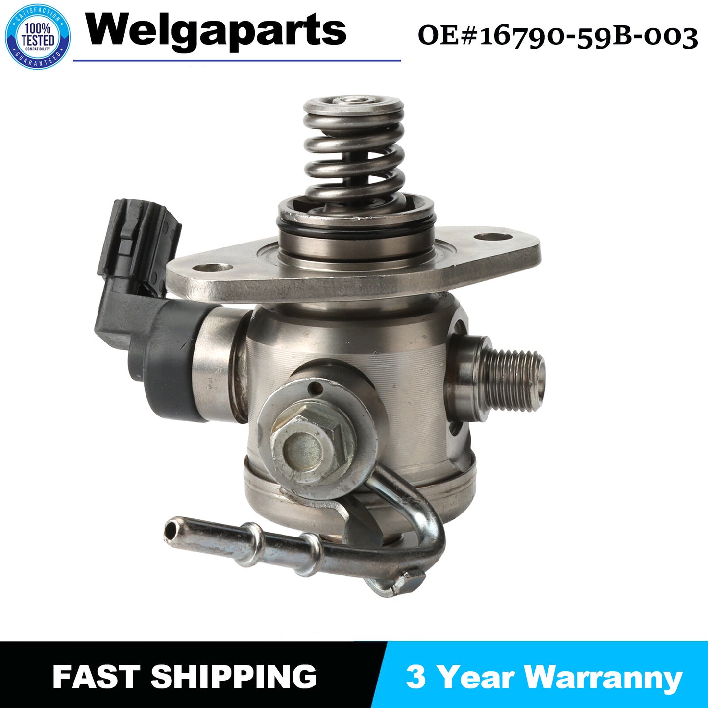 1x for HONDA for CIVIC L4 1.5/2.0L 2016-21 New High Pressure Fuel Pump 16790-59B-003