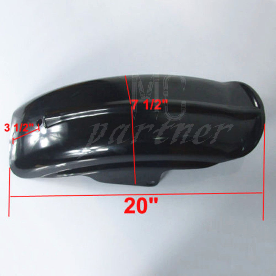 Black Rear Mudguard Fender for Harley Sportster 883 883R 1200 1994-2003 Q