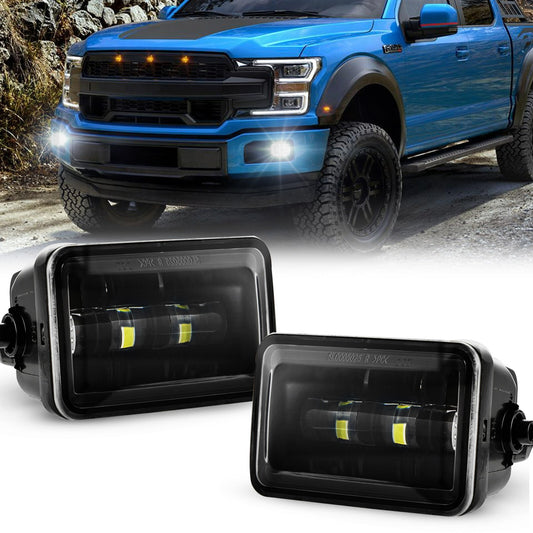LED Fog Lights for 2015 - 2020 for F150 2017 - 2018 Super Duty 1 Pair L+R- v