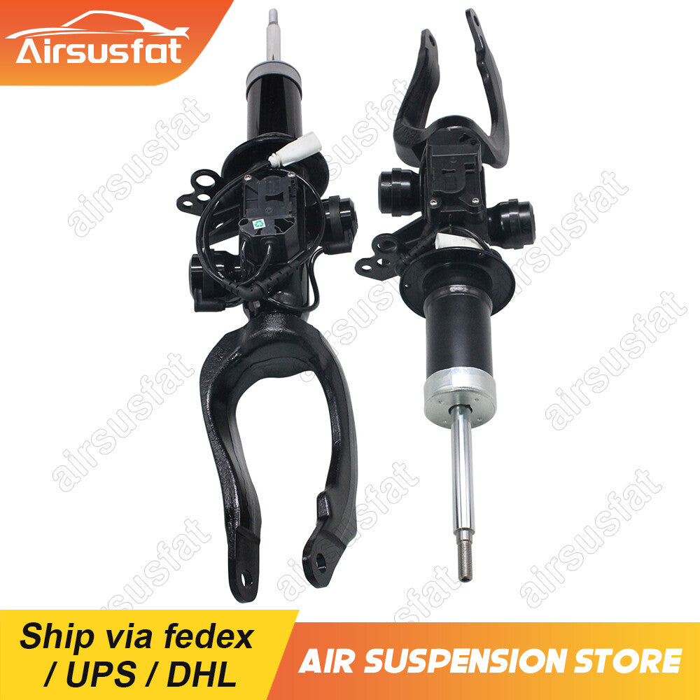 2x Vorne L&R Sto?d?mpfer Federbeines mit EDC for BMW 5er/7er F01 F02 F07 F10 AWD Q