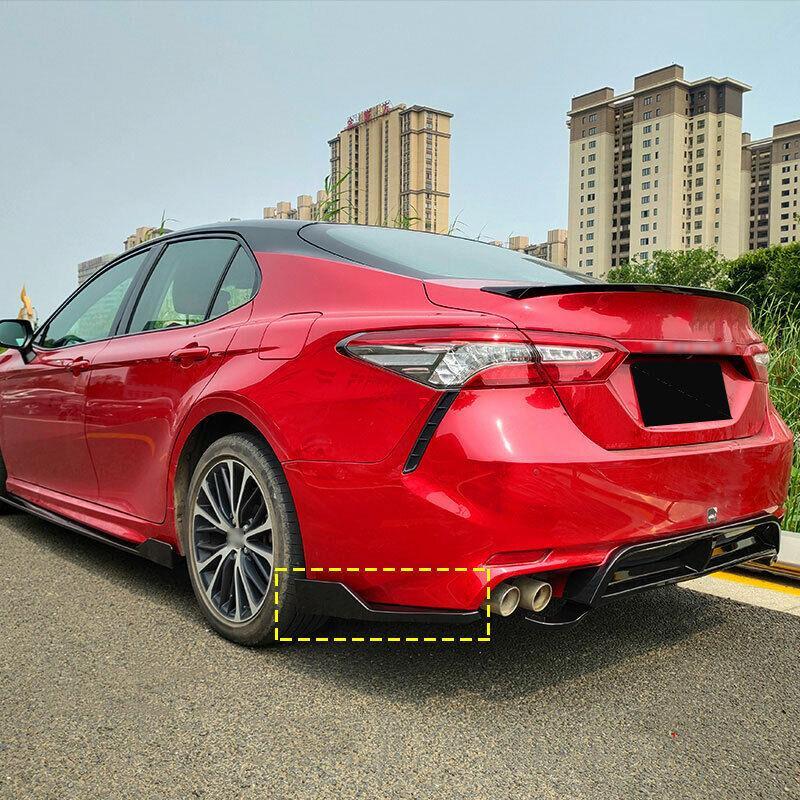 Bright Black Rear Bumper Lip Chin Spoiler Splitter for Toyota for Camry 2018-2020