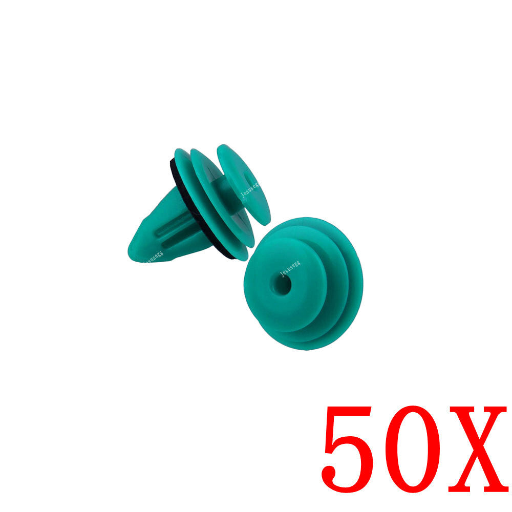 50X Auto Fastener Hole Door Trim Panel Plastic Clips Rivets Retainer for Toyota