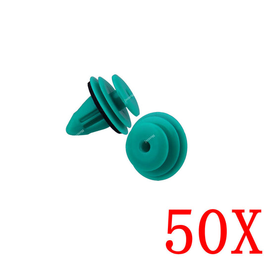 50X Auto Fastener Hole Door Trim Panel Plastic Clips Rivets Retainer for Toyota
