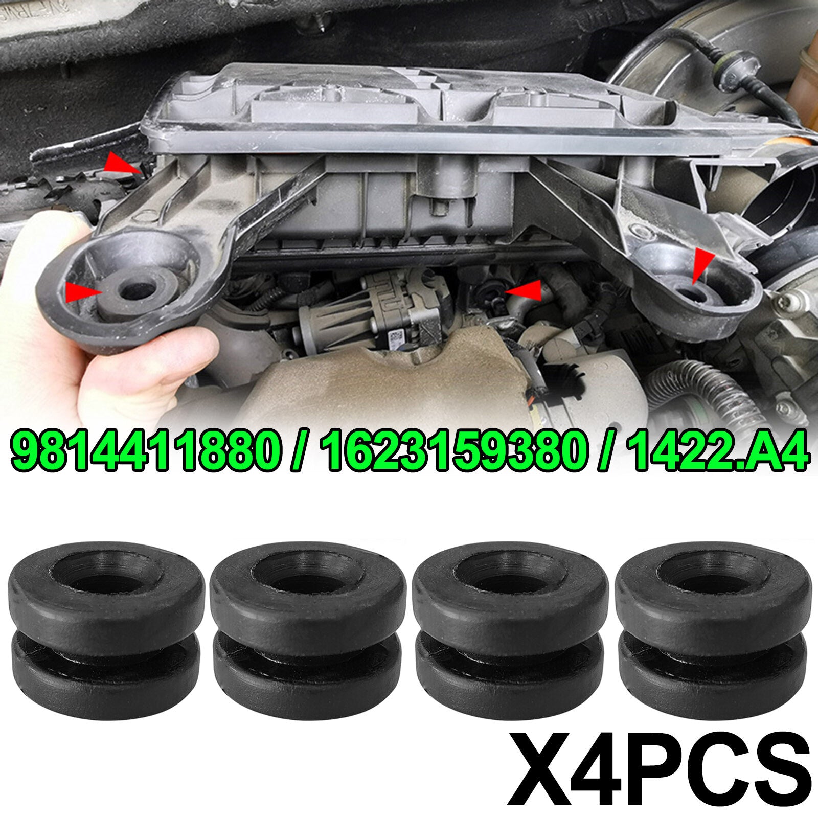 4X BRACKET AIR FILTER HOUSING for CITROEN C3,C4 C5 AIRCROSS PICASSO JUMPY BERLINGO Q