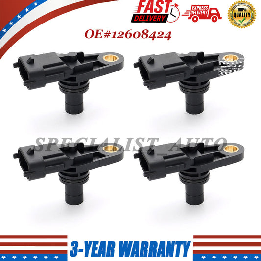 4X 12590907 12608424 Camshaft Position Sensor for Chevrolet for GMC for Pontiac for Cadillac Q