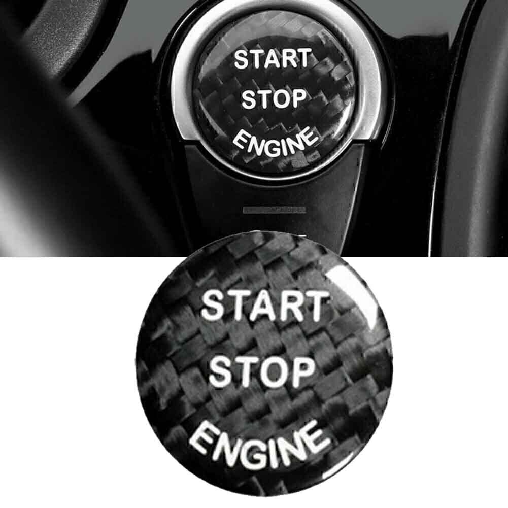 Keyless Start Button Cover Trim Fit for BMW F-Chassis 1 2 3 4 5 6 X3 M5 Black